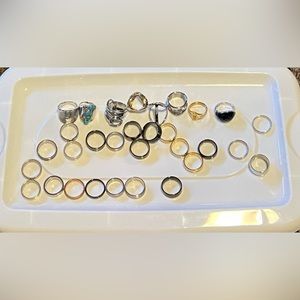 Stainless Steel Rings and Bands over 20 rings